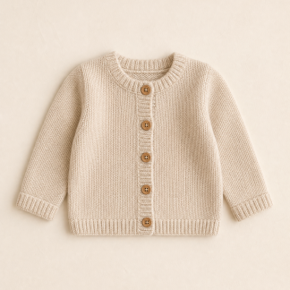 Casaquinho leve em tricot