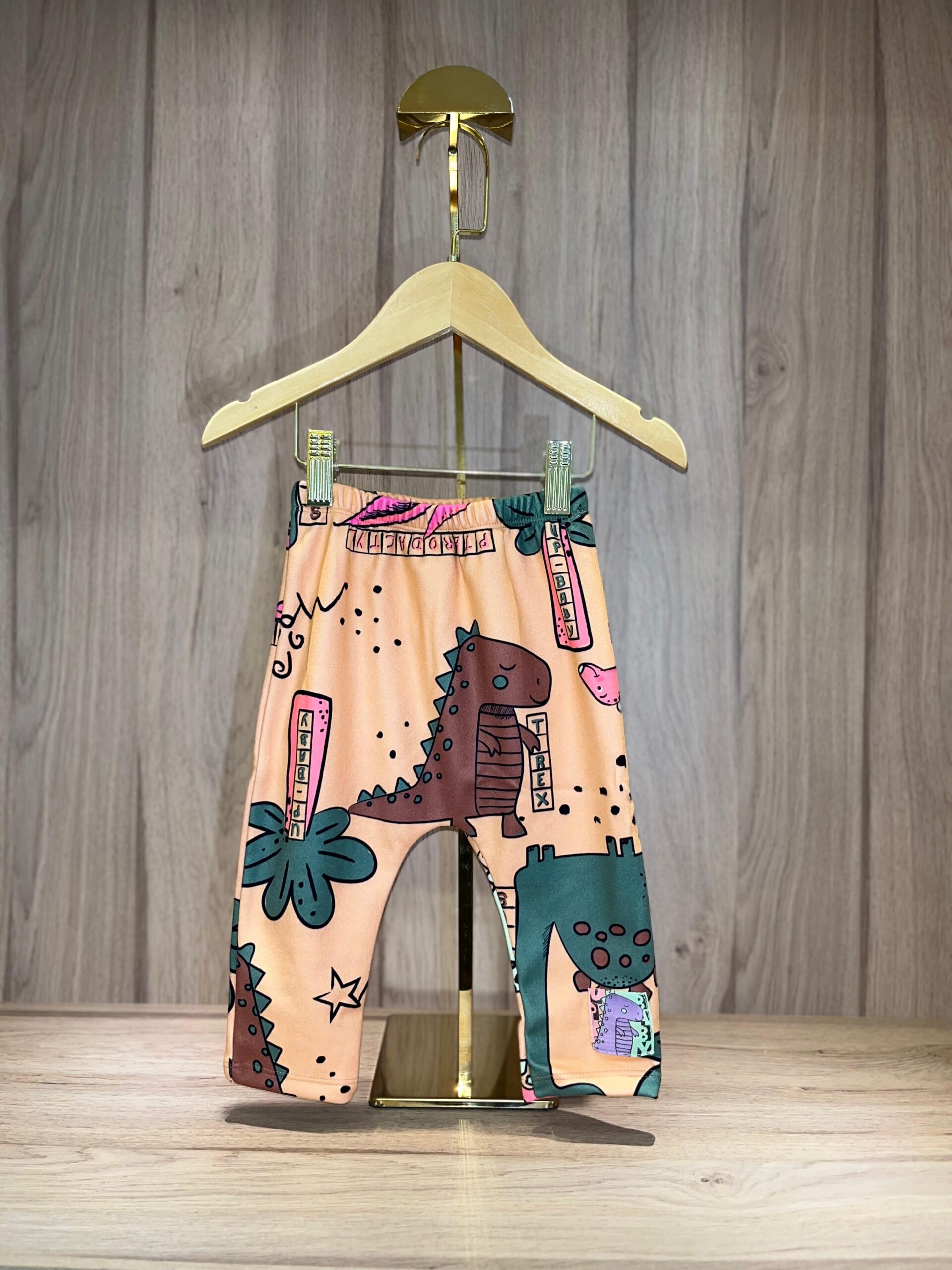Calça em Malha Peluciada – Up Baby