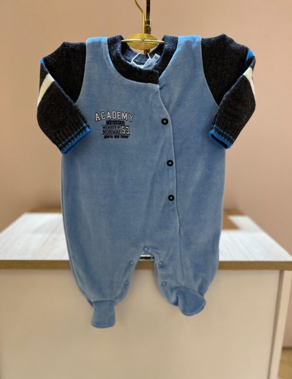 Macacão Noruega Baby Plush Azul